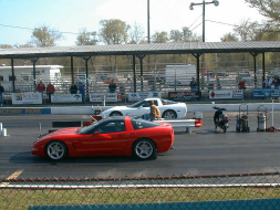 John Wakefield in white, me in red!